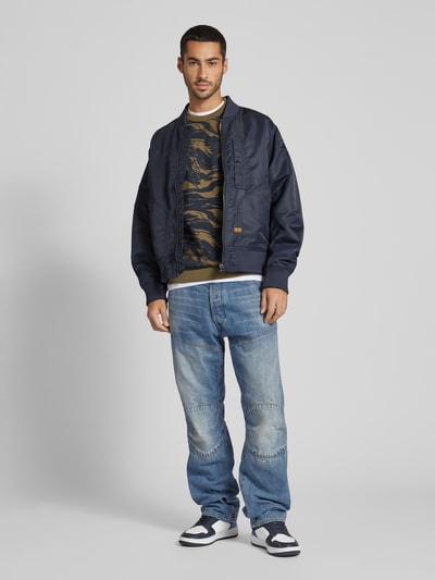 Peek & Cloppenburg G-Star RawSweatshirt mit Logo-Stitching in oliv