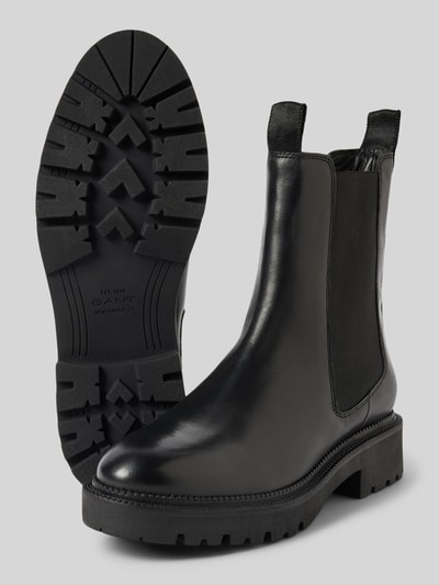 Peek & Cloppenburg GantBoots Aus Leder Mit Profilierter Sohle Modell 'Kellin' In Black