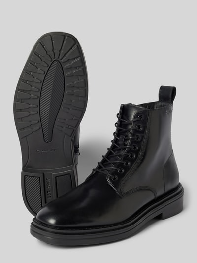 Peek & Cloppenburg GantBoots Aus Leder Mit Reißverschluss Modell 'Boggar' In Black