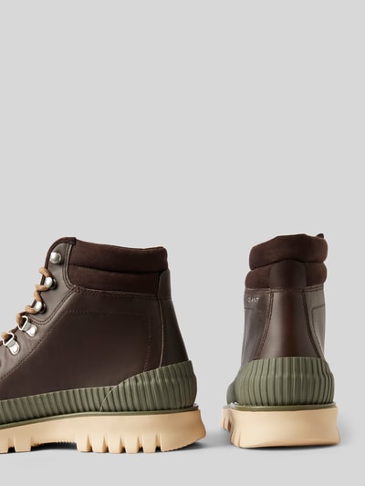 Peek & Cloppenburg GantBoots Mit Profilierter Sohle Modell 'Nebrada' In Dunkelbraun