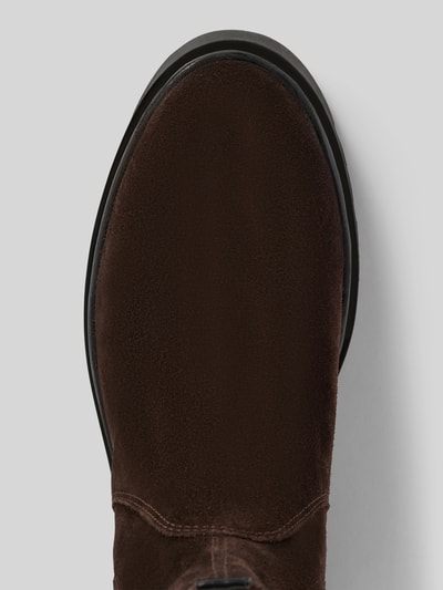 Peek & Cloppenburg GantChelsea Boots Aus Leder Mit Applikation Modell 'Aligrey' In Dunkelbraun