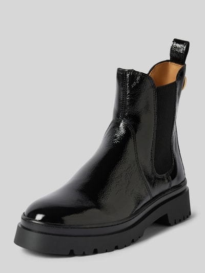 Peek & Cloppenburg GantChelsea Boots aus Leder mit Applikation Modell 'Aligrey' in black