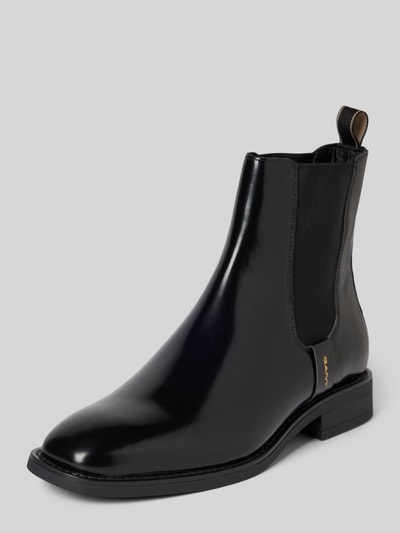Peek & Cloppenburg GantChelsea Boots aus Leder mit Label-Detail Modell 'Fayy' in black