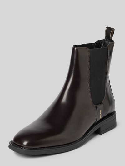 Peek & Cloppenburg GantChelsea Boots aus Leder mit Label-Detail Modell 'Fayy' in bordeaux
