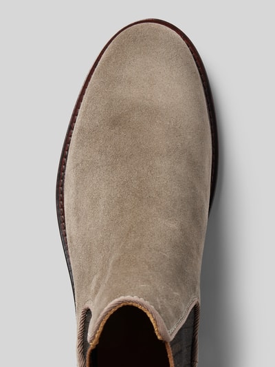 Peek & Cloppenburg GantChelsea Boots Aus Leder Mit Label-Schriftzug Modell 'St Fairkon' In Graphit