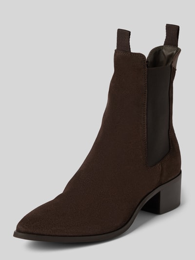 Peek & Cloppenburg GantChelsea Boots aus Leder mit Zugschlaufen Modell 'Broomly' in dunkelbraun