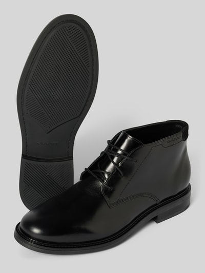 Peek & Cloppenburg GantDerby-Schuhe Aus Echtem Leder Modell 'Fairkon' In Black
