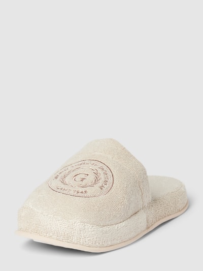Peek & Cloppenburg GantHausschuhe Mit Label-Stitching Modell 'CREST' In Sand