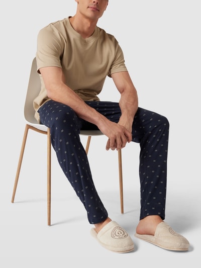 Peek & Cloppenburg GantHausschuhe mit Label-Stitching Modell 'CREST' in sand