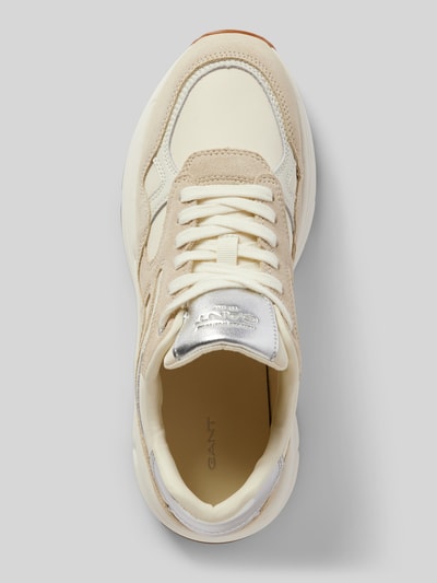 Peek & Cloppenburg GantLedersneaker Mit Label-Details Modell 'Neuwill' In Beige