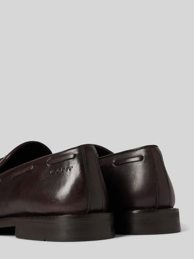 Peek & Cloppenburg GantLoafers Aus Leder Modell 'Lozham' In Dunkelbraun