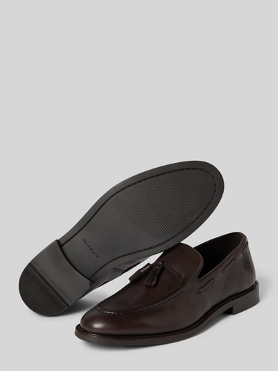 Peek & Cloppenburg GantLoafers Aus Leder Modell 'Lozham' In Dunkelbraun
