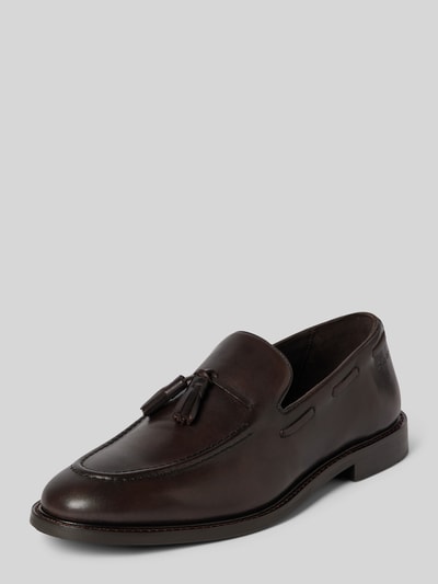 Peek & Cloppenburg GantLoafers aus Leder Modell 'Lozham' in dunkelbraun