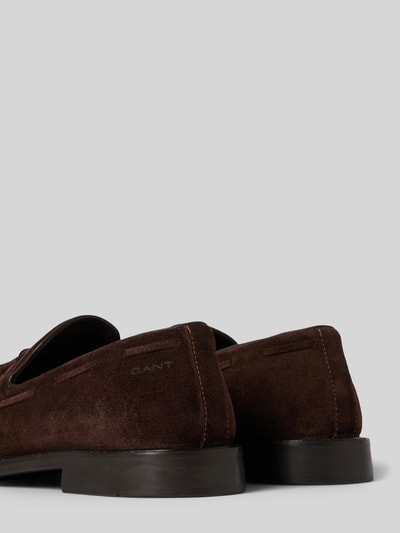 Peek & Cloppenburg GantLoafers Aus Leder Modell 'Lozham' In Mittelbraun
