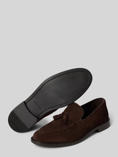 Peek & Cloppenburg GantLoafers Aus Leder Modell 'Lozham' In Mittelbraun