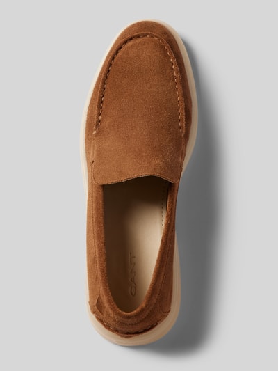 Peek & Cloppenburg GantMokassins Mit Ziernähten Modell 'Boery' In Cognac