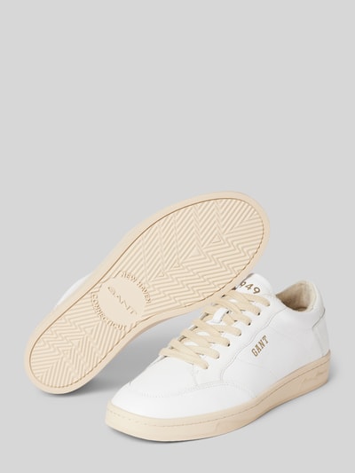 Peek & Cloppenburg GantSneaker Aus Leder Mit Schnürung In Weiss