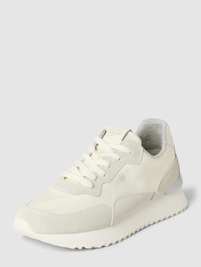 Peek & Cloppenburg GantSneaker aus Leder-Mix in offwhite