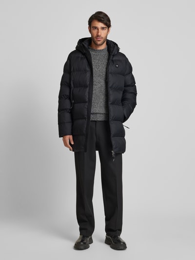 Peek & Cloppenburg GantSteppjacke mit Zweiwege-Reißverschluss Modell 'ACTIVE CLOUD' in black