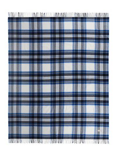 Peek & Cloppenburg GantWolldecke Aus Lammwollmischung In Marine