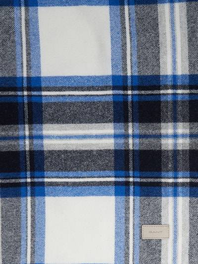 Peek & Cloppenburg GantWolldecke Aus Lammwollmischung In Marine