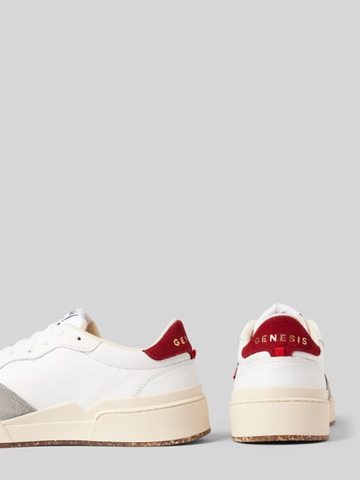 Peek & Cloppenburg GenesisLedersneaker Mit Label-Patch Modell 'G-Soley Porto' In Weiss