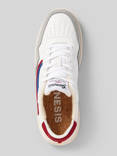 Peek & Cloppenburg GenesisLedersneaker Mit Label-Patch Modell 'G-Soley Porto' In Weiss