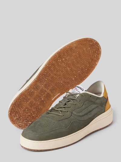 Peek & Cloppenburg GenesisLedersneaker Mit Label-Patch Modell 'G-Soley Porto' In Mittelgrau
