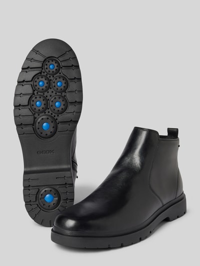 Peek & Cloppenburg GeoxChelsea Boots Aus Leder Mit Zugschlaufe Modell 'SPHERICA' In Black