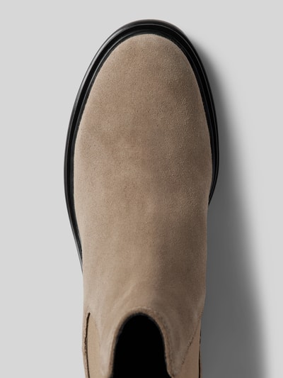 Peek & Cloppenburg GeoxLederboots Mit Elastischen Einsätzen Modell 'DAMIANA' In Taupe