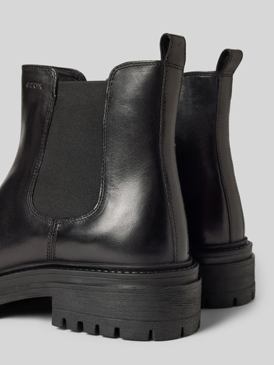 Peek & Cloppenburg GeoxLederboots Mit Label-Prägung Modell 'IRIDEA' In Black