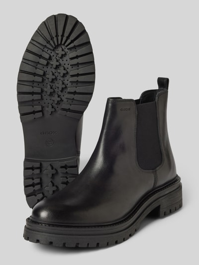 Peek & Cloppenburg GeoxLederboots Mit Label-Prägung Modell 'IRIDEA' In Black