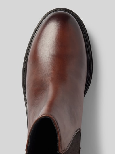 Peek & Cloppenburg GeoxLederboots Mit Label-Prägung Modell 'IRIDEA' In Dunkelbraun
