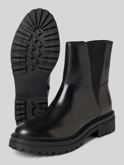 Peek & Cloppenburg GeoxLederboots Mit Reißverschluss Modell 'IRIDEA' In Black