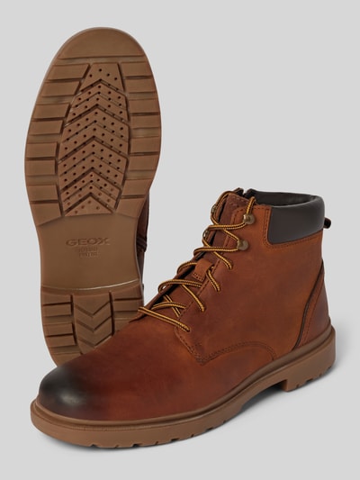 Peek & Cloppenburg GeoxLederboots Mit Zugschlaufe Modell 'ANDALO' In Cognac