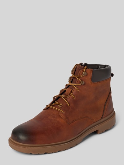 Peek & Cloppenburg GeoxLederboots mit Zugschlaufe Modell 'ANDALO' in cognac