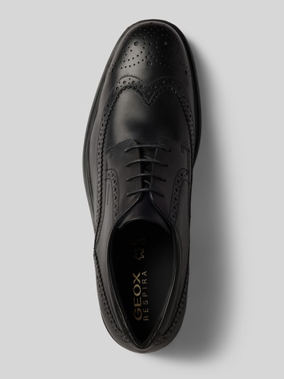 Peek & Cloppenburg GeoxLederderby Mit Ziernähten Modell 'DUBLIN' In Black