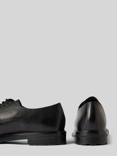 Peek & Cloppenburg GeoxLederderby Mit Ziernähten Modell 'U WALK PLEASURE' In Black