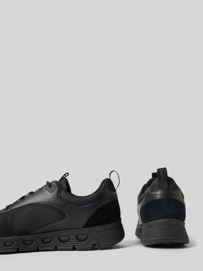 Peek & Cloppenburg GeoxLedersneaker Mit Zugschlaufen Modell 'SPHERICA' In Black