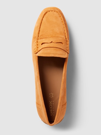 Peek & Cloppenburg GeoxMokassins In Unifarbenem Design Modell 'KOSMOPOLIS' In Orange