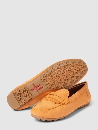 Peek & Cloppenburg GeoxMokassins In Unifarbenem Design Modell 'KOSMOPOLIS' In Orange