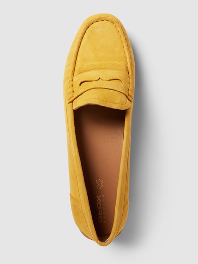 Peek & Cloppenburg GeoxMokassins In Unifarbenem Design Modell 'KOSMOPOLIS' In Gelb