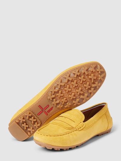 Peek & Cloppenburg GeoxMokassins In Unifarbenem Design Modell 'KOSMOPOLIS' In Gelb