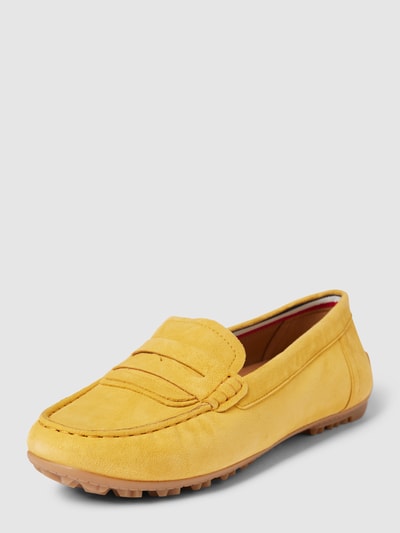Peek & Cloppenburg GeoxMokassins In Unifarbenem Design Modell 'KOSMOPOLIS' In Gelb