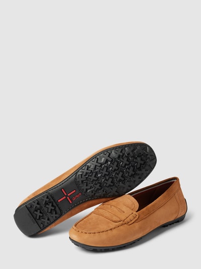 Peek & Cloppenburg GeoxMokassins In Unifarbenem Design Modell 'KOSMOPOLIS' In Camel