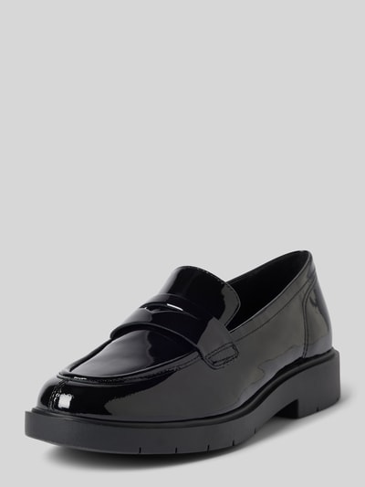 Peek & Cloppenburg GeoxPenny-Loafer aus Leder mit Schaftbrücke in black