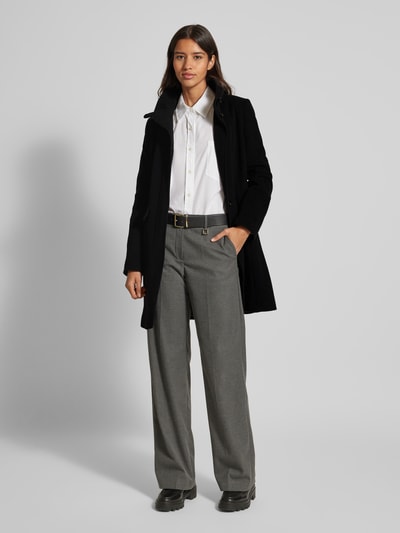 Peek & Cloppenburg Gil BretMantel mit Stehkragen in black