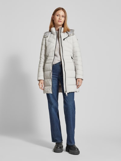 Peek & Cloppenburg Gil BretSteppmantel mit Reißverschlusstaschen in kitt