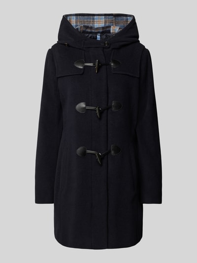 Peek & Cloppenburg Gil BretWollmantel Mit Knopf- Und Knebelverschluss In Marine