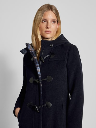 Peek & Cloppenburg Gil BretWollmantel Mit Knopf- Und Knebelverschluss In Marine